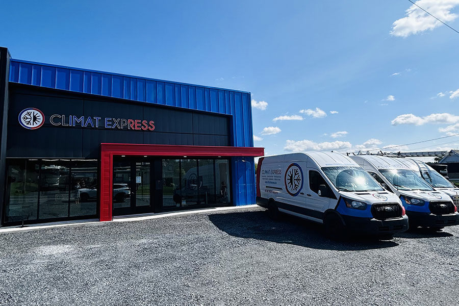 Devanture de Climat Express